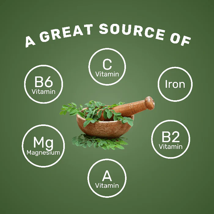 Nanton Moringa Leaf 120 Veg Capsules - Image 2
