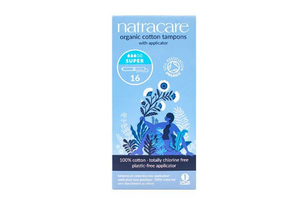 Natracare Cotton Tampons Super with Applicator, 16 CT - Image 2