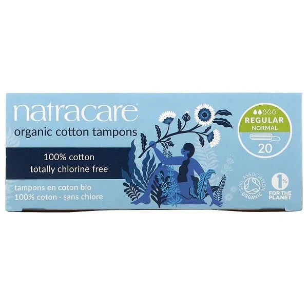 Natracare Cotton Tampons Regular 20 CT