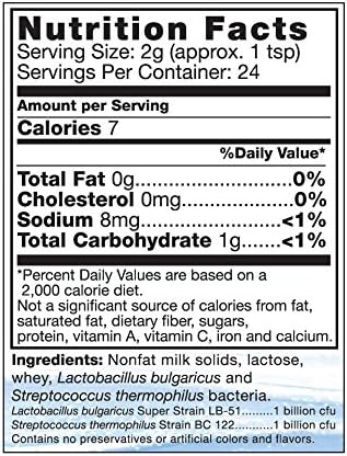 Natren Probiotic Yogurt Starter Powder 50 Grams - Image 3