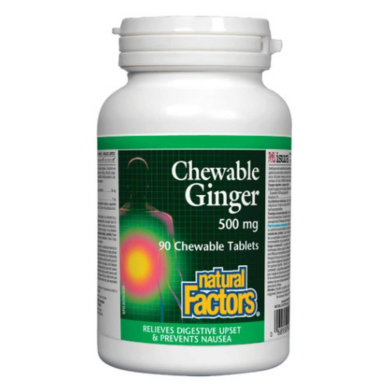 Natural Factors Chewable Ginger 90 Tablets