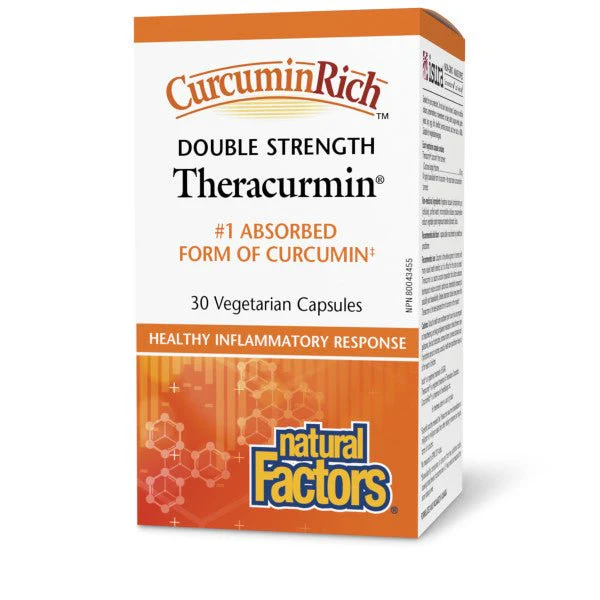 Natural Factors Theracurmin® DS 60 mg Vegetarian Capsules - Image 2