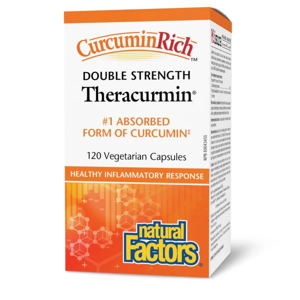 Natural Factors Theracurmin® DS 60 mg Vegetarian Capsules - Image 3