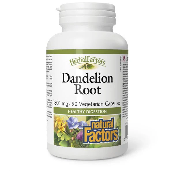 Natural Factors Dandelion Root, 90 Capsules