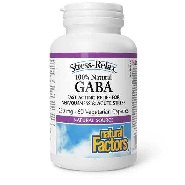 Natural Factors GABA 250mg 60 Veg Capsules