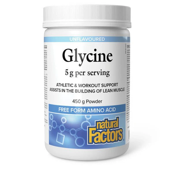 Natural Factors Glycine Powder 450 Grams