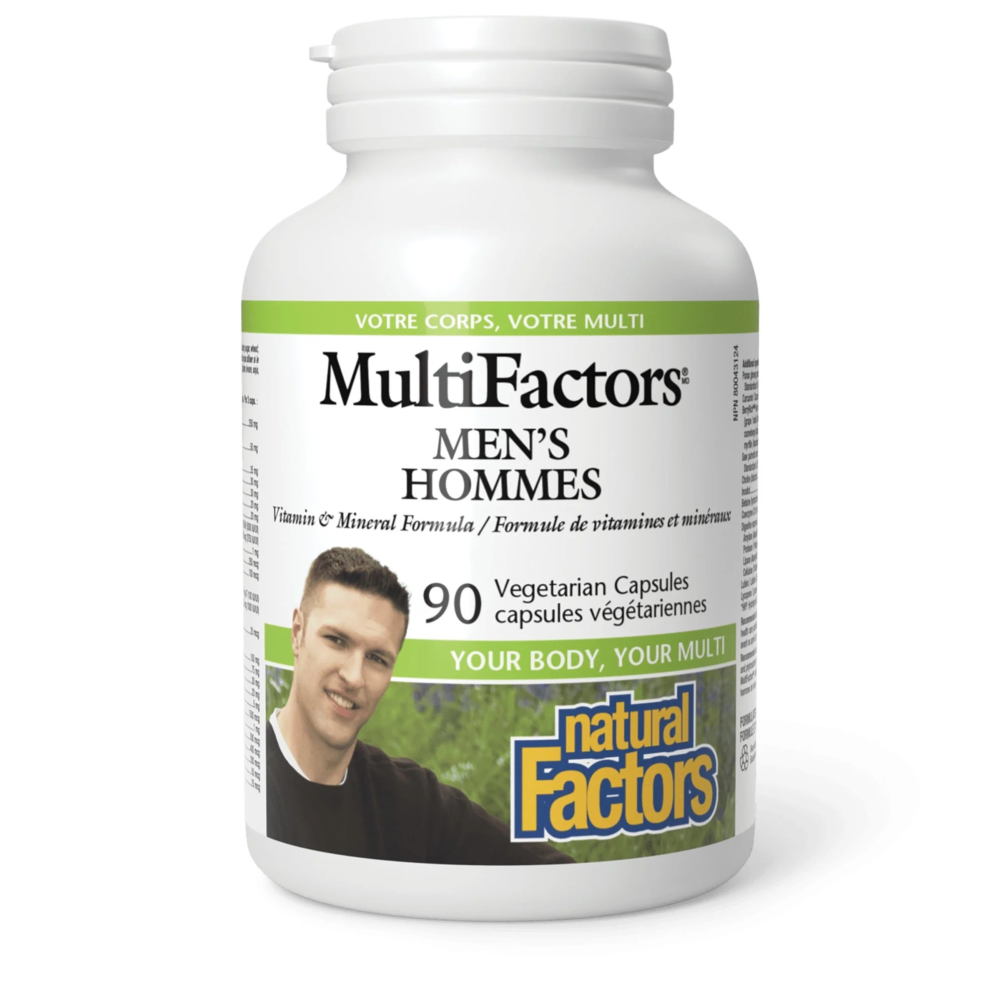 Natural Factors Men's MultiFactors 90 Veg Capsules