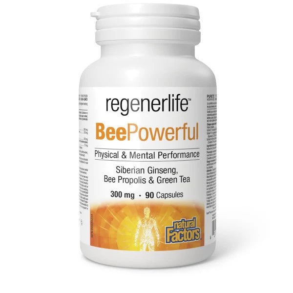 Natural Factors Regenerlife BeePowerful 300mg 90 Capsules