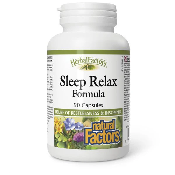 Natural Factors Sleep Relax Formula 90 Capsules