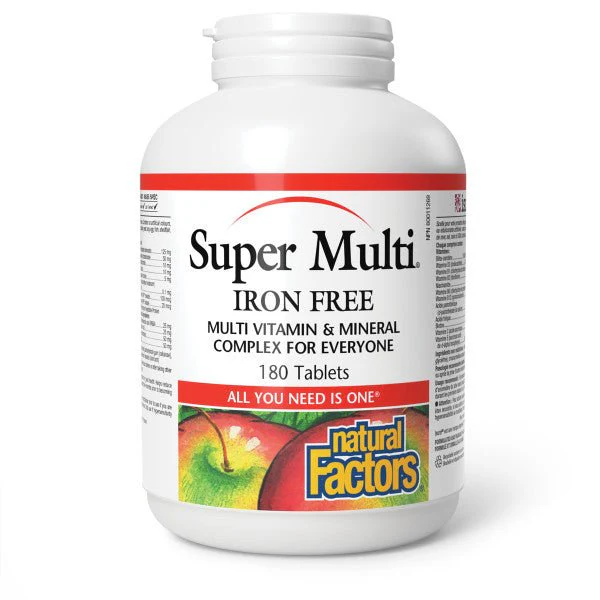 Natural Factors Super Multi Iron-Free - Image 2