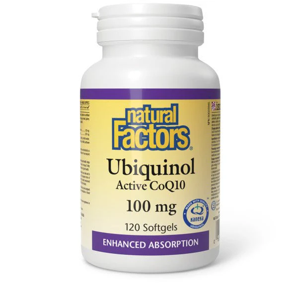 Natural Factors Ubiquinol Active CoQ10 100mg - Image 2