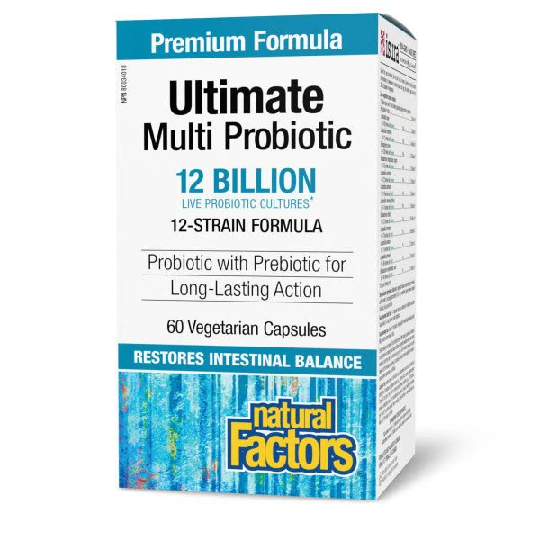 Natural Factors Ultimate Multi Probiotic 12 Billion