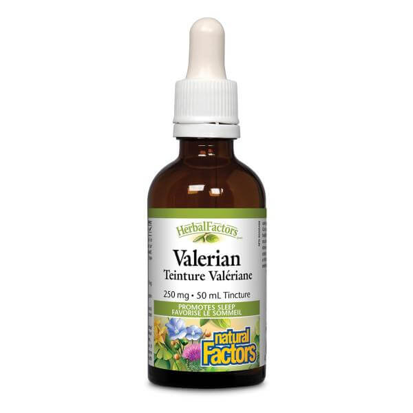 Natural Factors Valerian, HerbalFactors 50mL Tincture