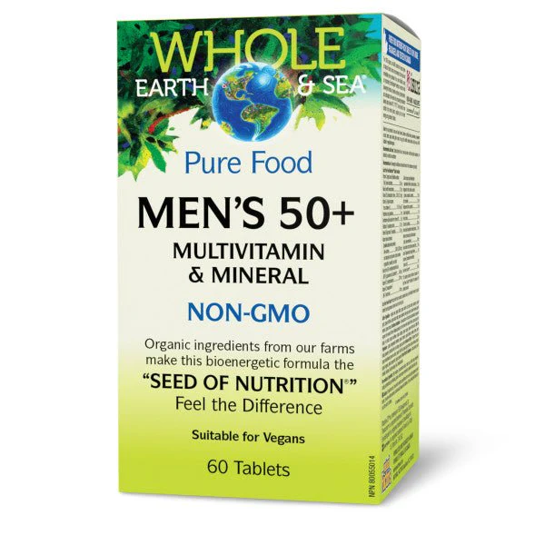 Natural Factors WES Men 50+ Multivitamin & Mineral