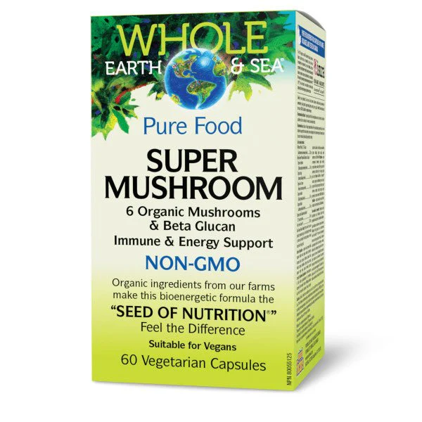 Natural Factors WES Super Mushroom 60 Veg Capsules