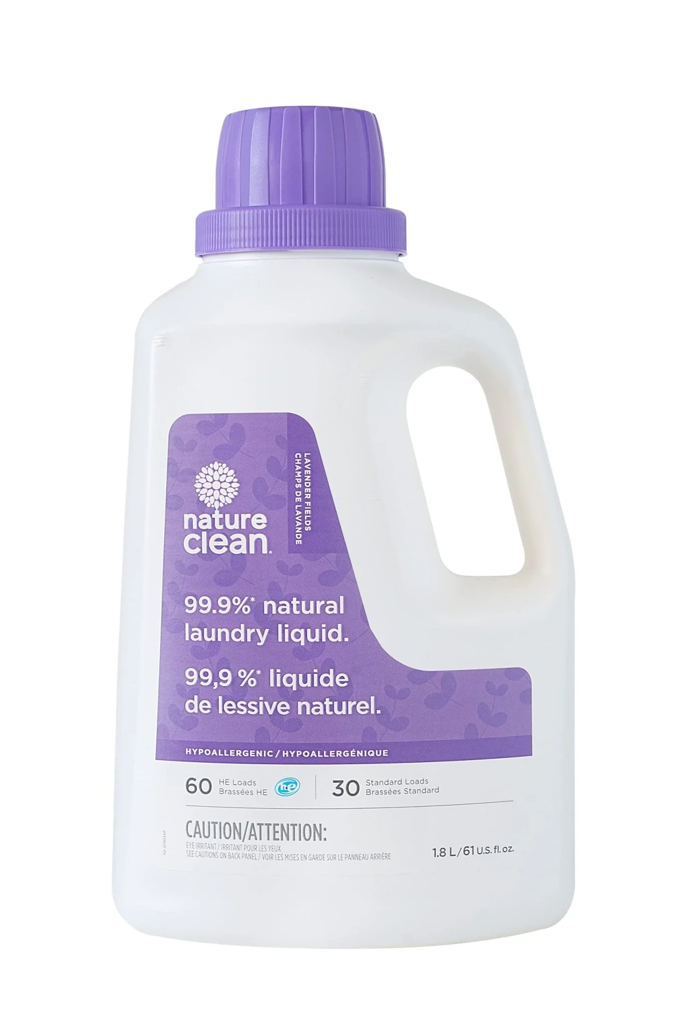 Nature Clean Laundry Liquid 1.8L 60 Wash, Lavender Fields