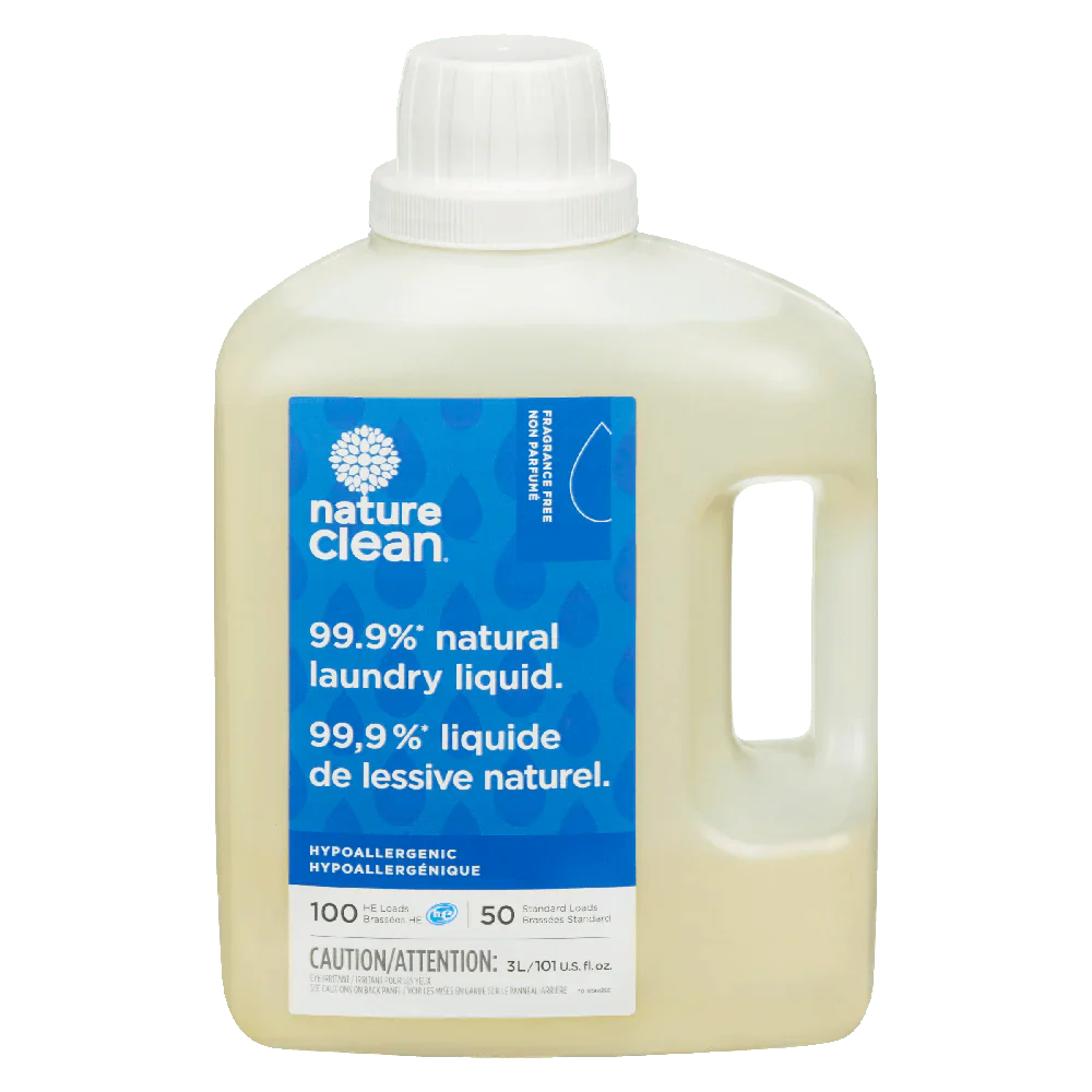 Nature Clean Laundry Liquid 3L 100 Wash, Unscented