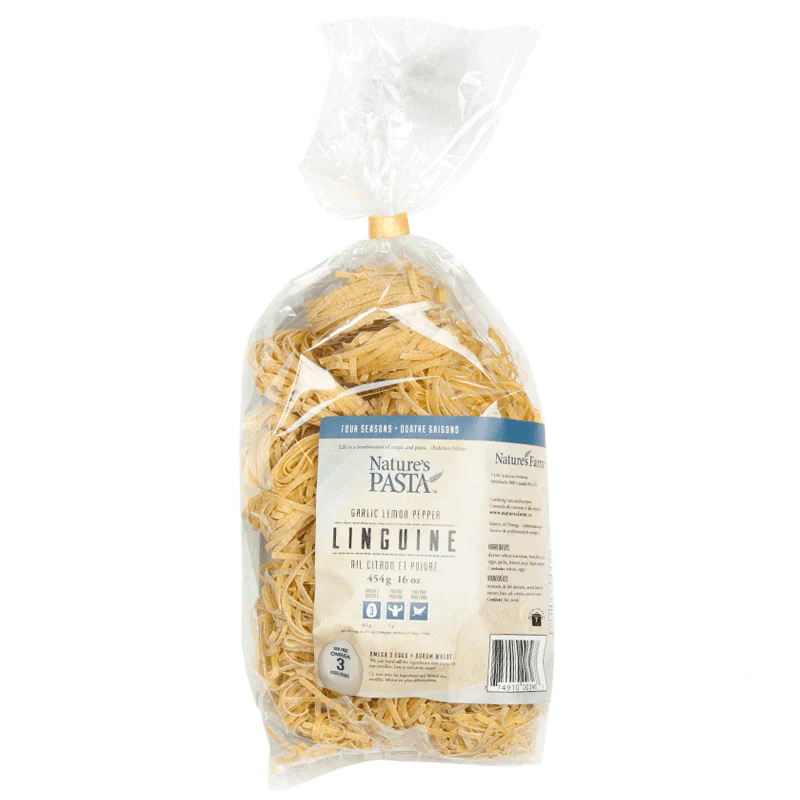 Nature's Farm Garlic Lemon Pepper Linguine 400 grams