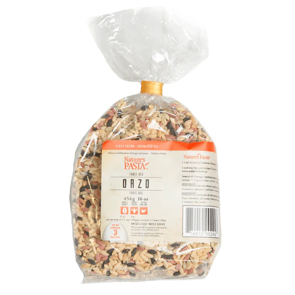 Nature's Farm Four Vegetables Orzo 454 grams