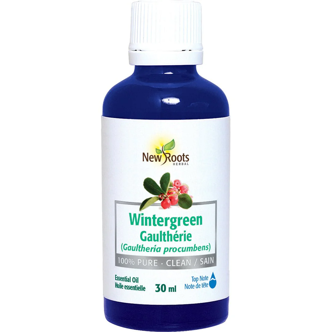 New Roots 100% Pure Wintergreen Essential Oil 30mL