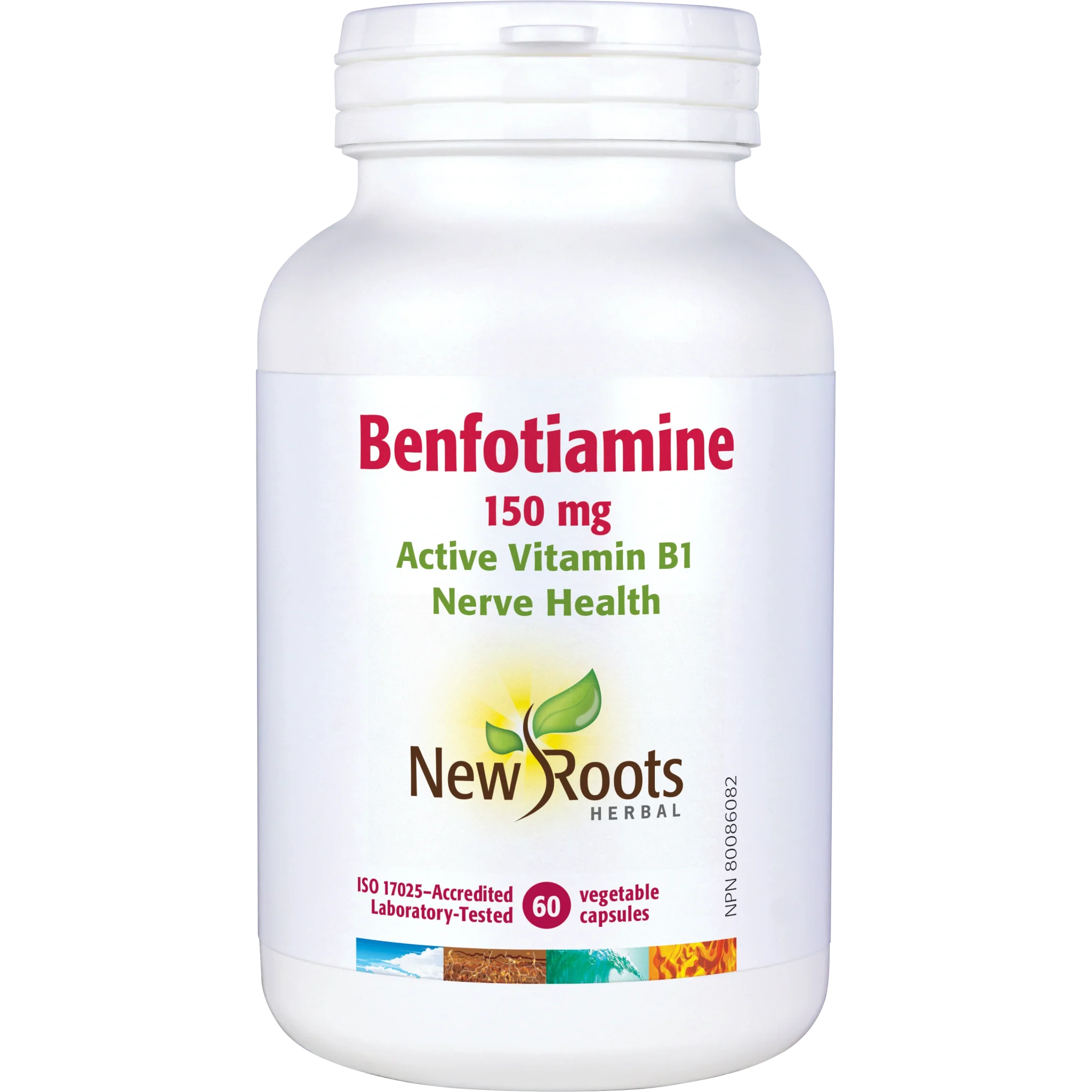 New Roots Benfotiamine 120 Vegetable Capsules