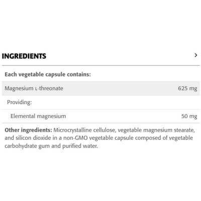 New Roots Clarity Mag Magnesium ʟ‑Threonate 625mg 90 Veg Capsules - Image 2