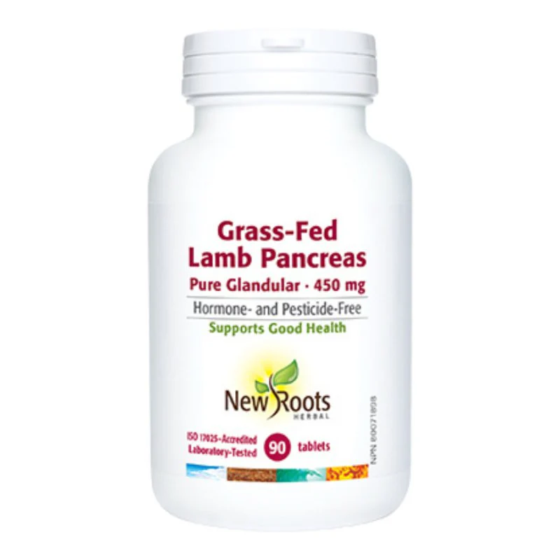 New Roots Grass-Fed Lamb Pancreas 90 Tablets