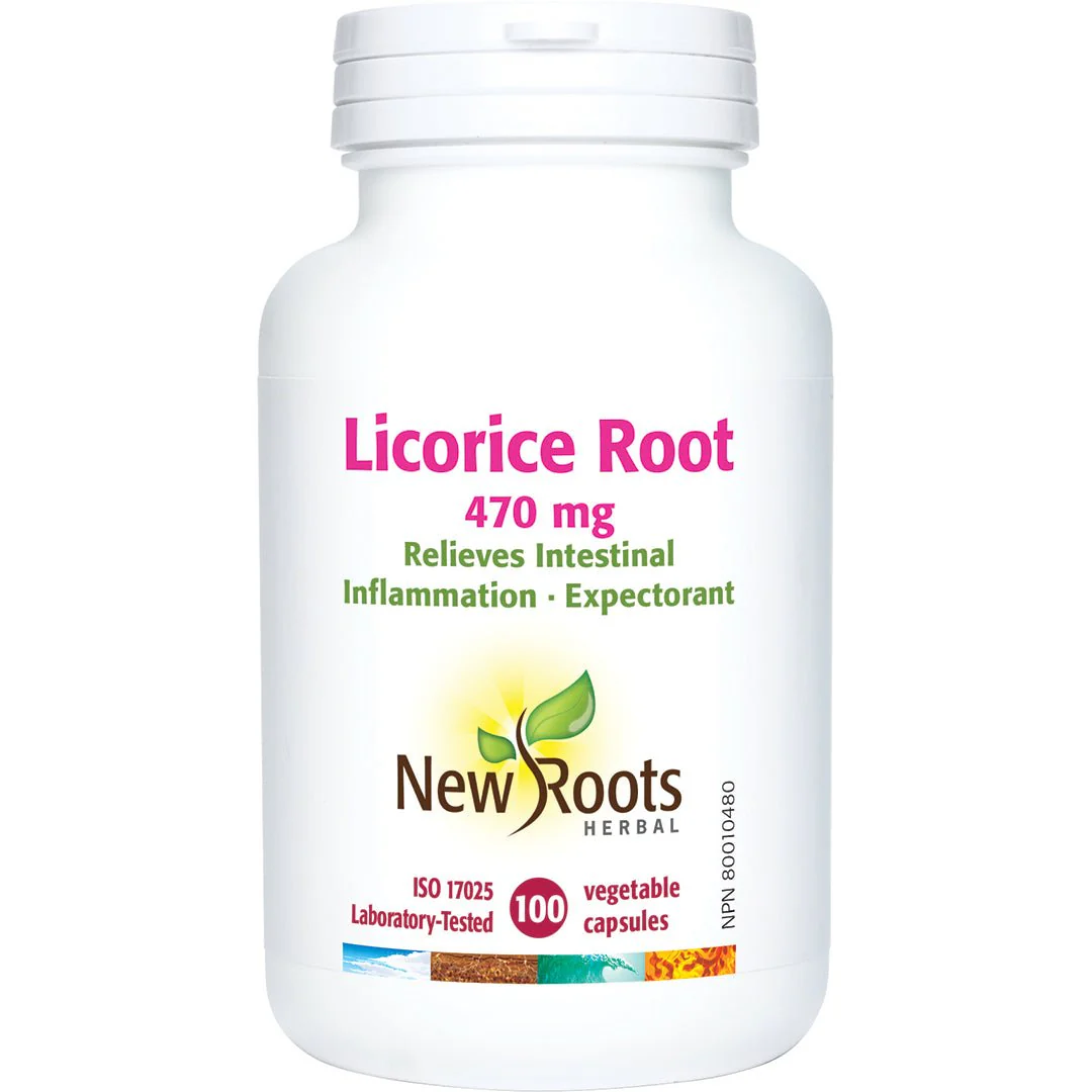 New Roots Licorice Root 100 Capsules