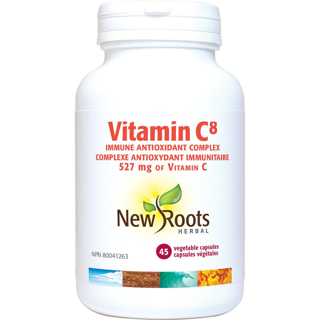 New Roots Vitamin C⁸ Veg Capsules