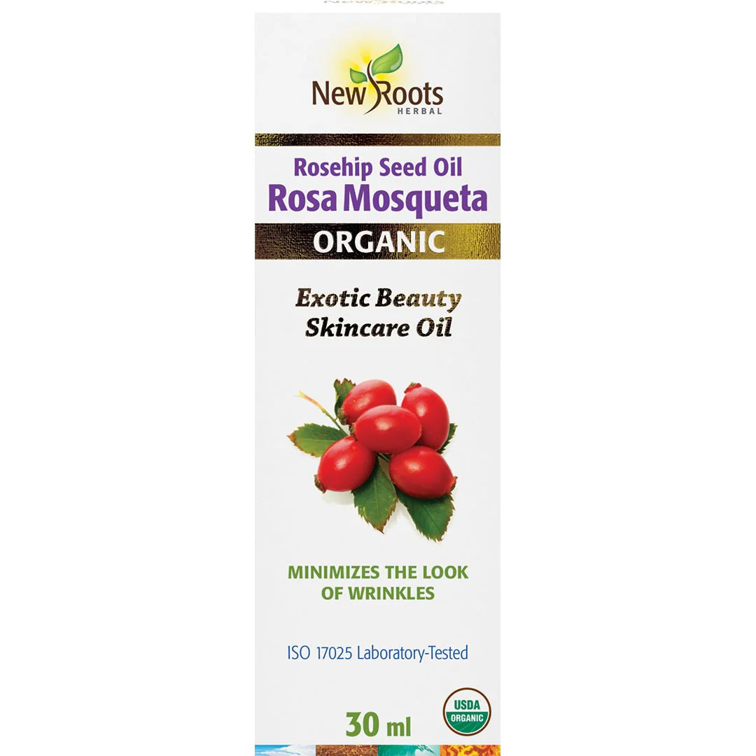 New Roots Organic Rosehip Seed Oil Rosa Mosqueta - Image 2