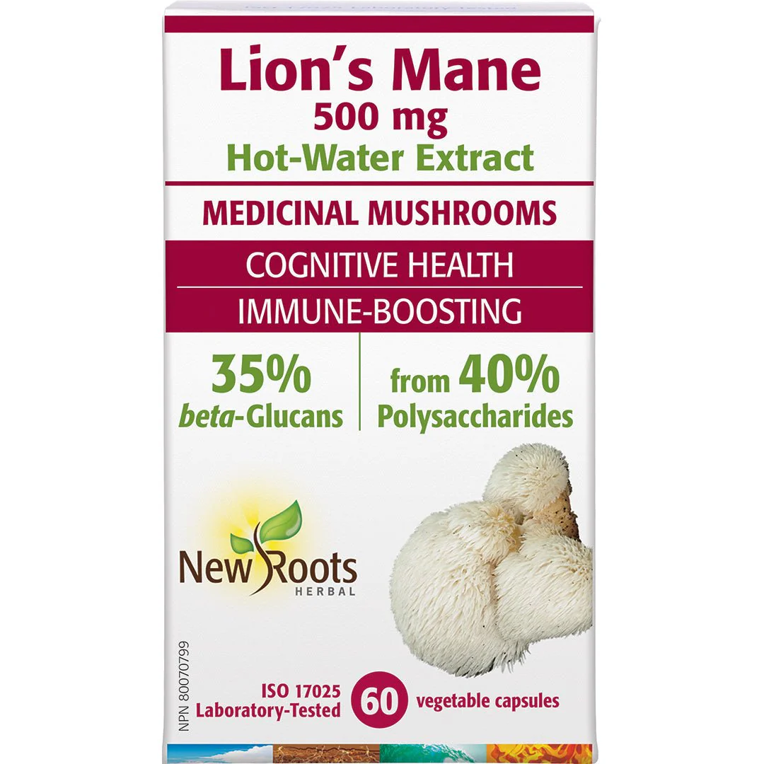 New Roots Lion’s Mane 60 Vegetarian Capsules