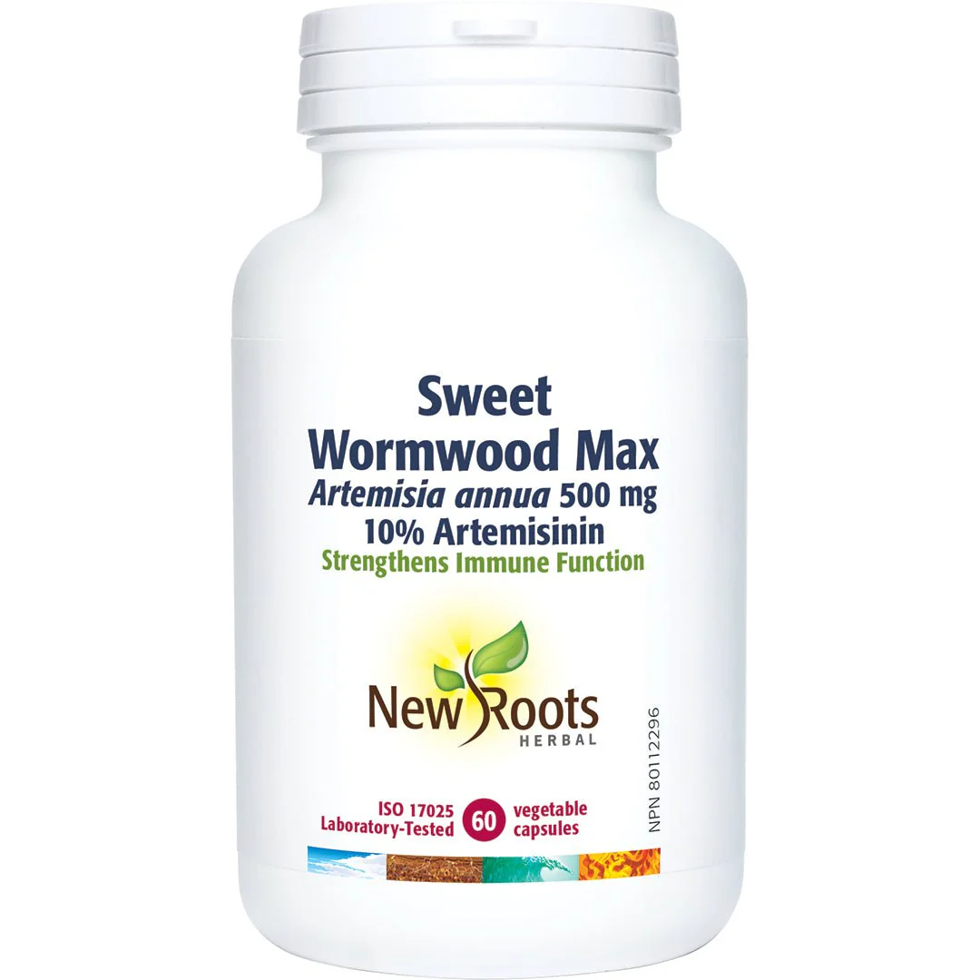 New Roots Sweet Wormwood Max Artemisia annua 500 mg 60 Veg Caps