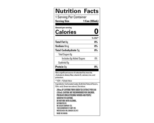No Sugar Company Joyburst Energy Drink Peach Mango, 355mL - Image 3