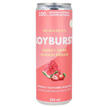 No Sugar Company Joyburst Energy Drink Frosé Rose, 355mL