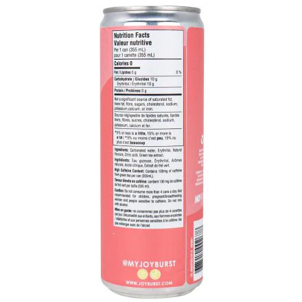 No Sugar Company Joyburst Energy Drink Frosé Rose, 355mL - Image 3