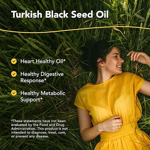 North American Herb & Spice Black Seed Oil 90 Softgels - Image 3