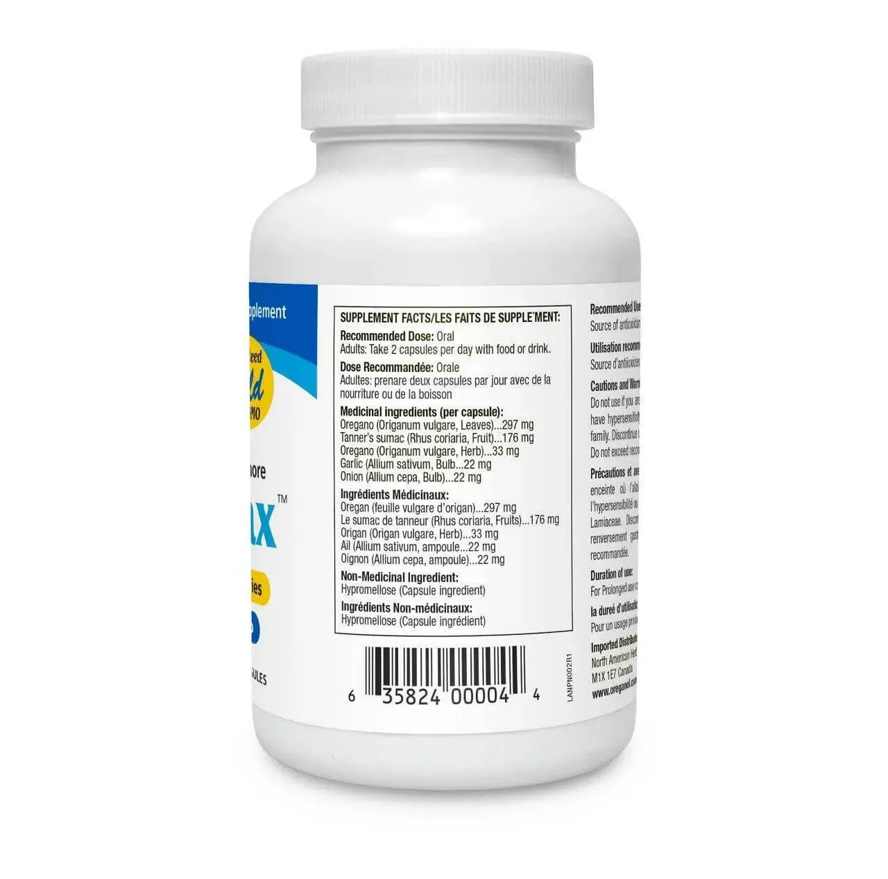 North American Herb & Spice OregaMax 90 Veg Capsules - Image 3