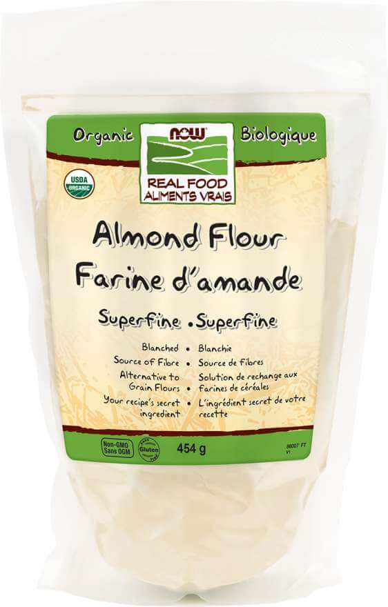 Now Almond Flour, Organic 454 Grams