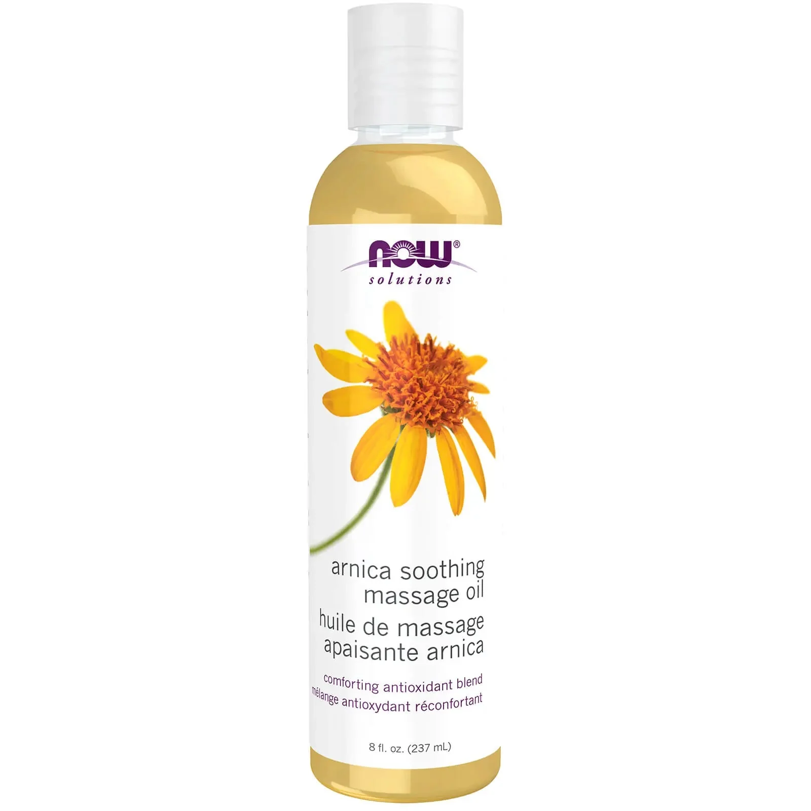Now Arnica Soothing Massage Oil 237mL