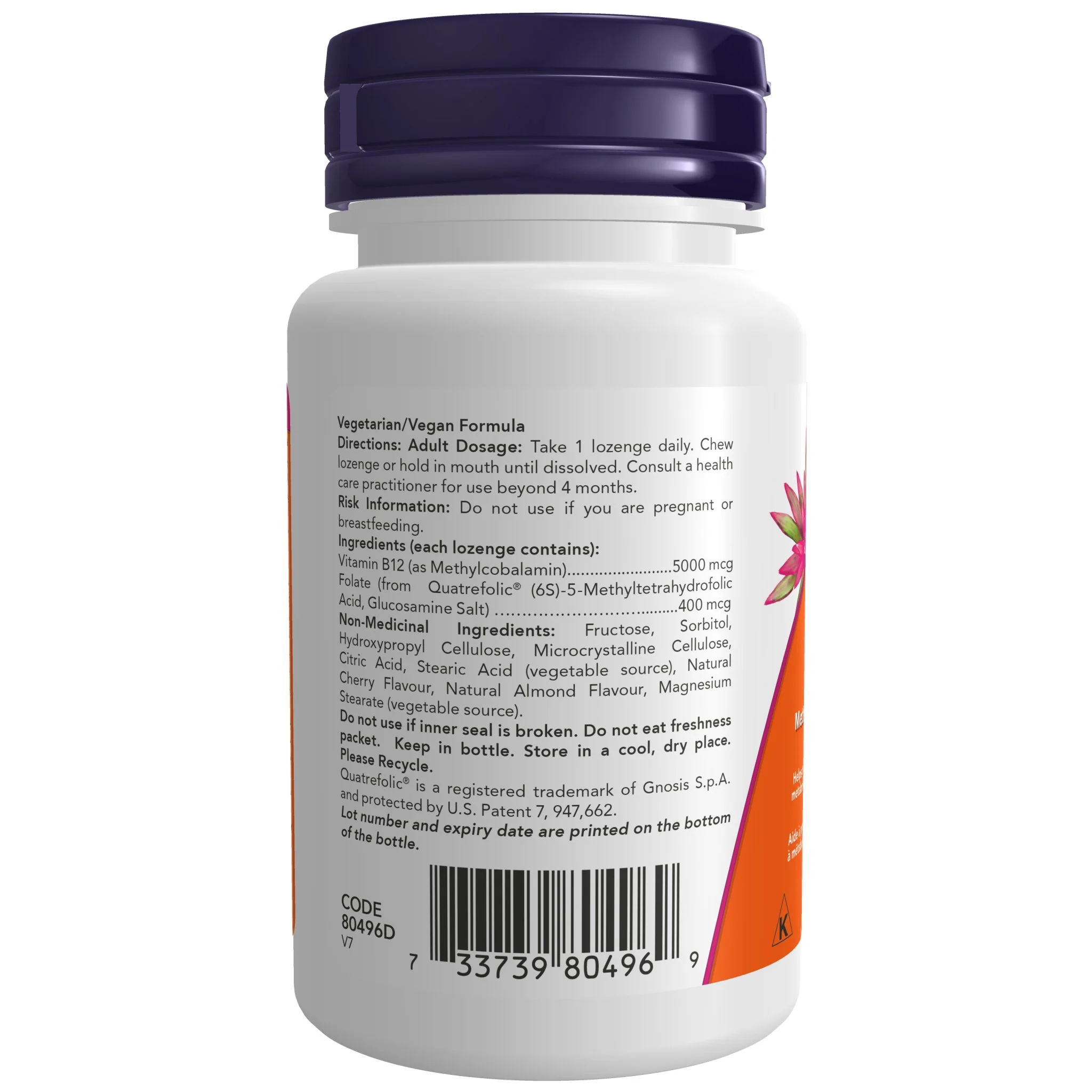 Now B-12 5,000mcg Lozenges - Image 2