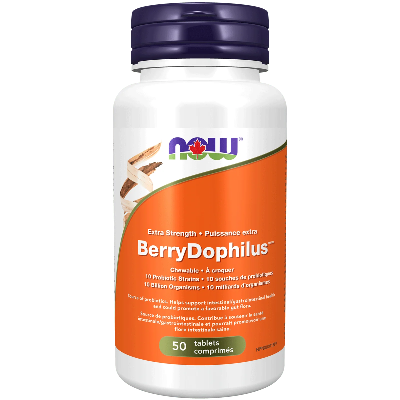 Now BerryDophilus Extra Strength 50 Tablets