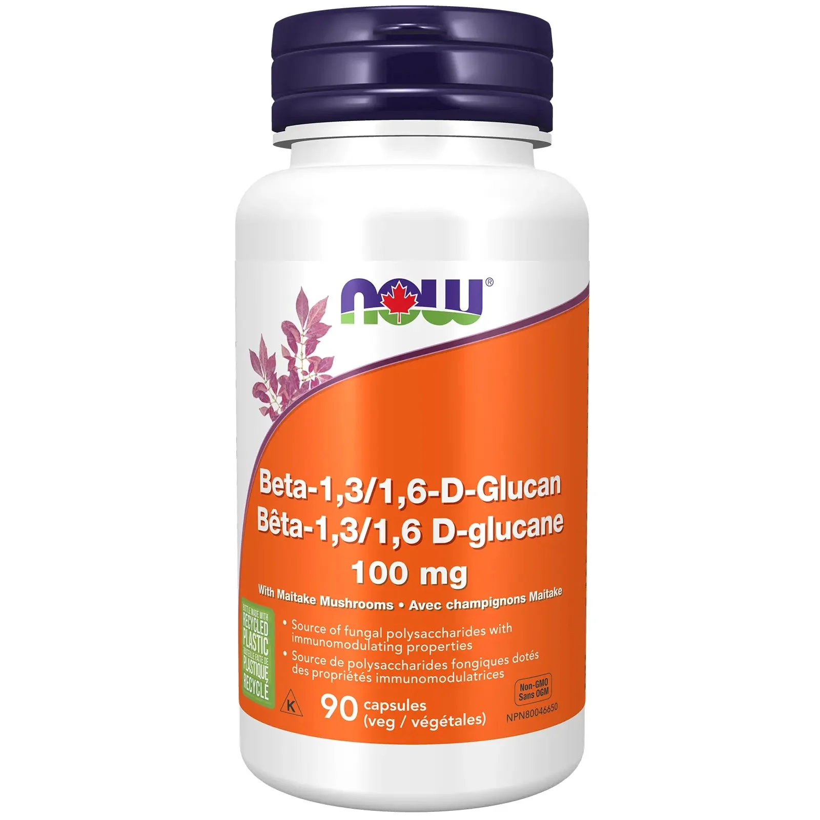 Now Beta-1,3/1,6-D-Glucan 100mg 90 Veg Capsules
