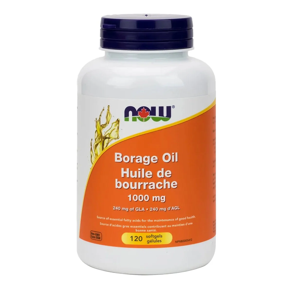 Now Borage Oil 1,000mg 120 Softgels