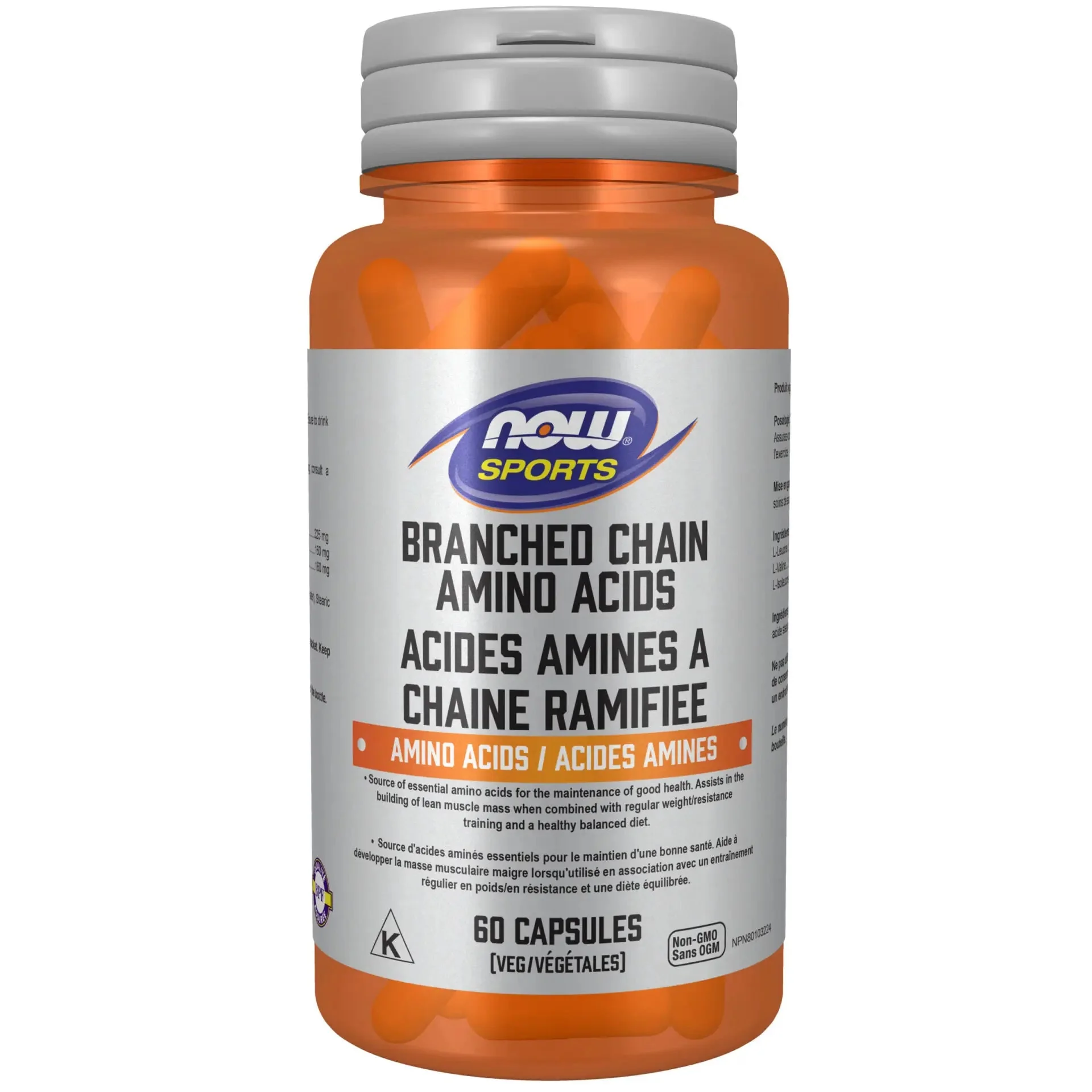 Now Branched Chain Amino Acids 60 Capsules