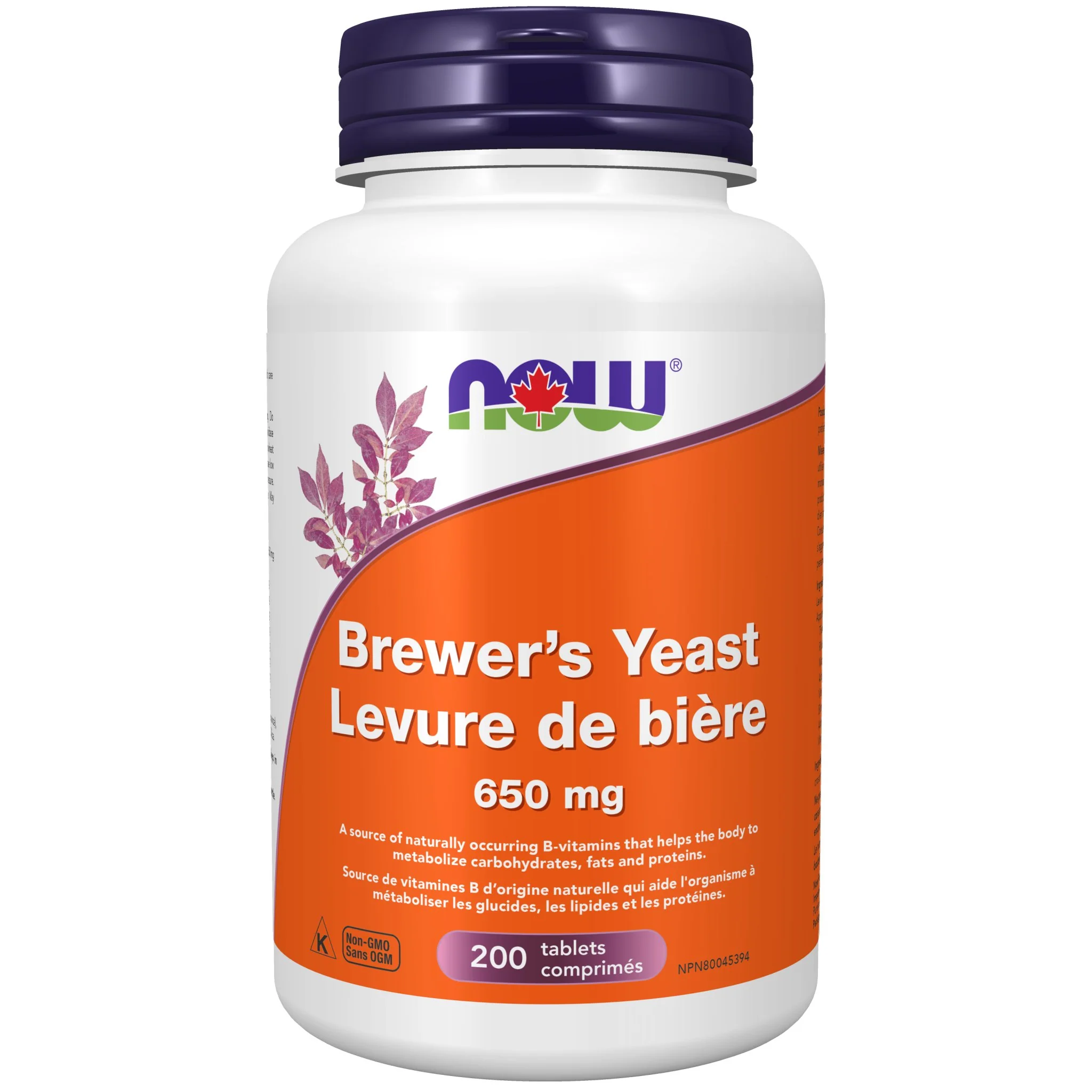 Now Brewer's Yeast 650mg 200 Tablets