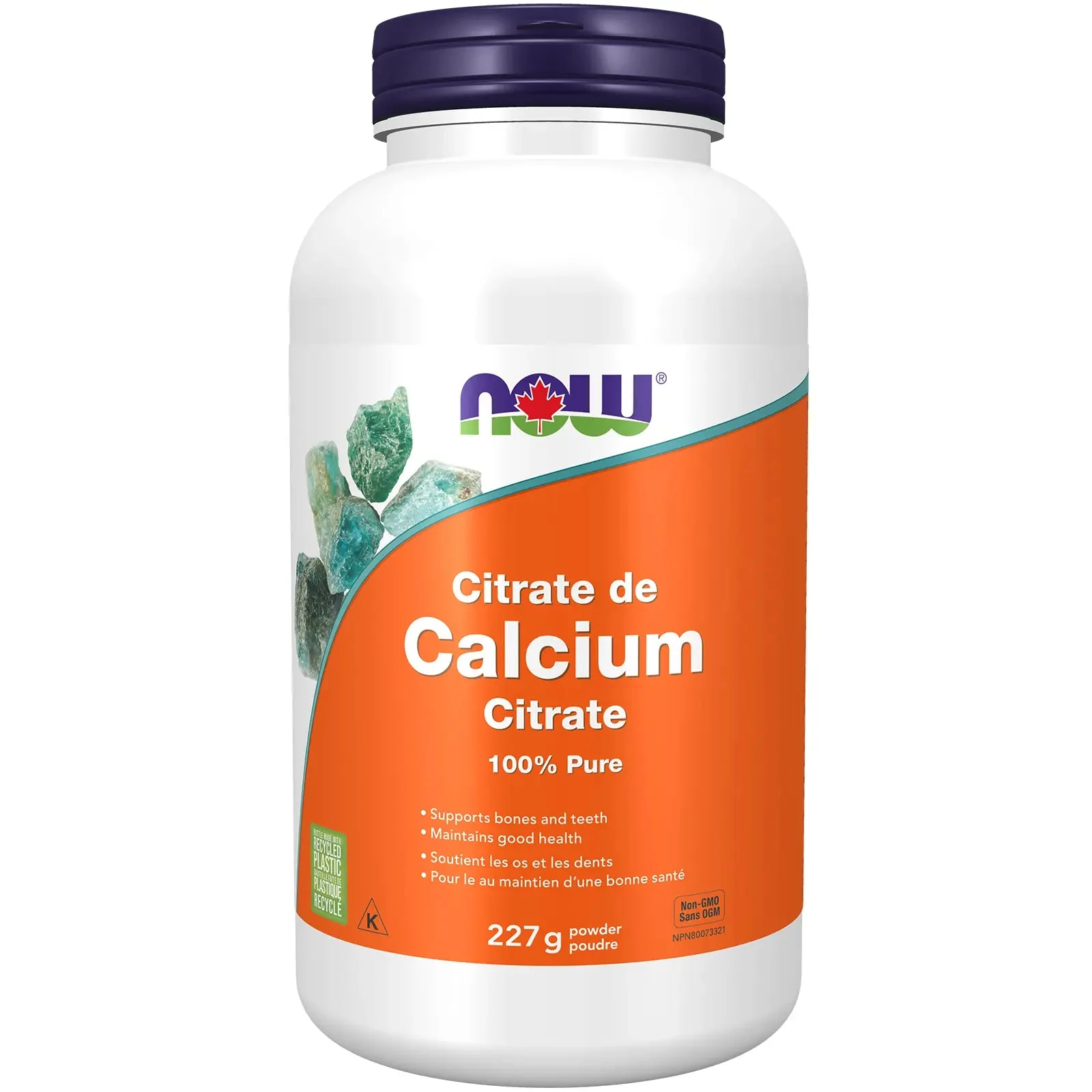 Now Calcium Citrate Powder 227 Grams