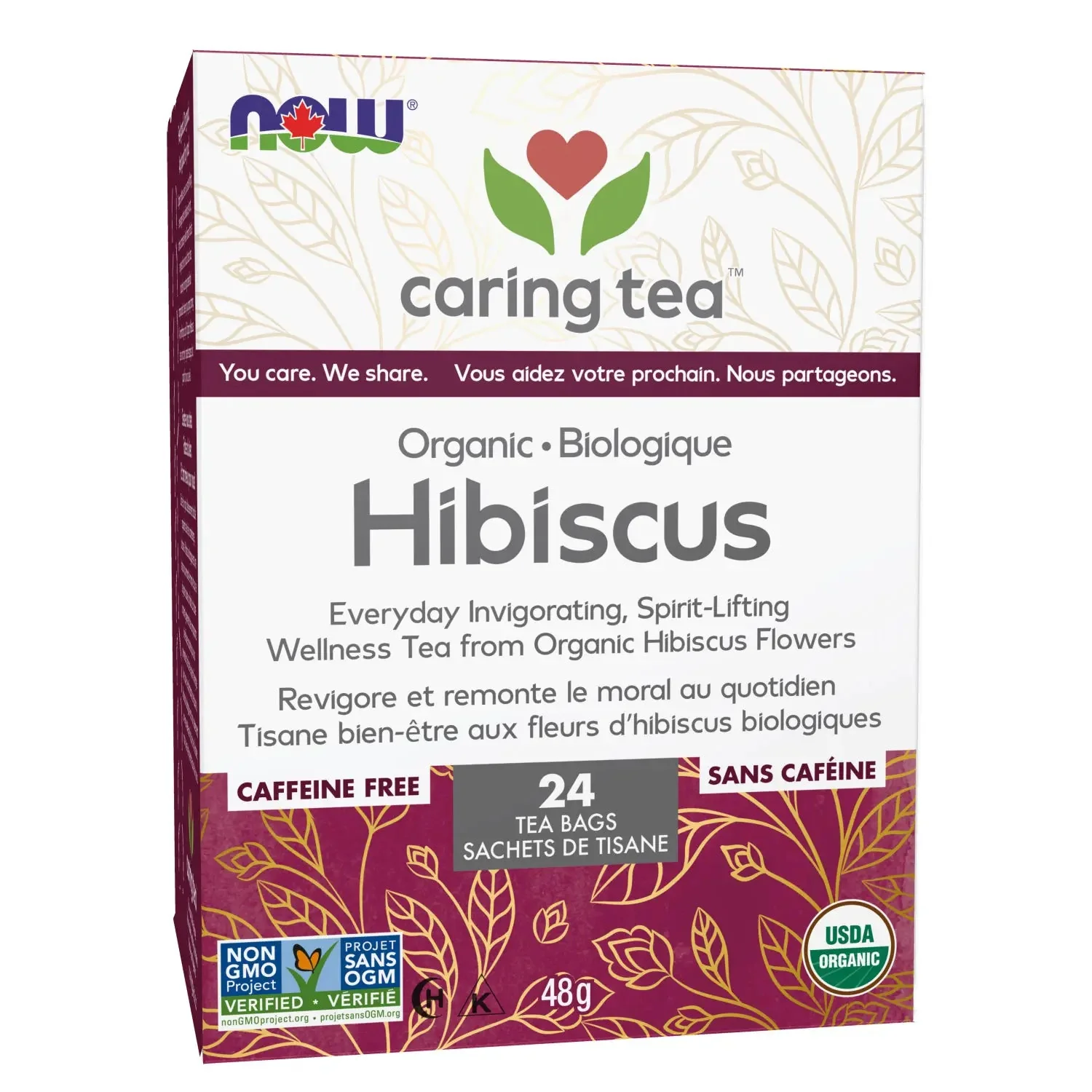 Now Caring Tea 24 Bags - Image 3
