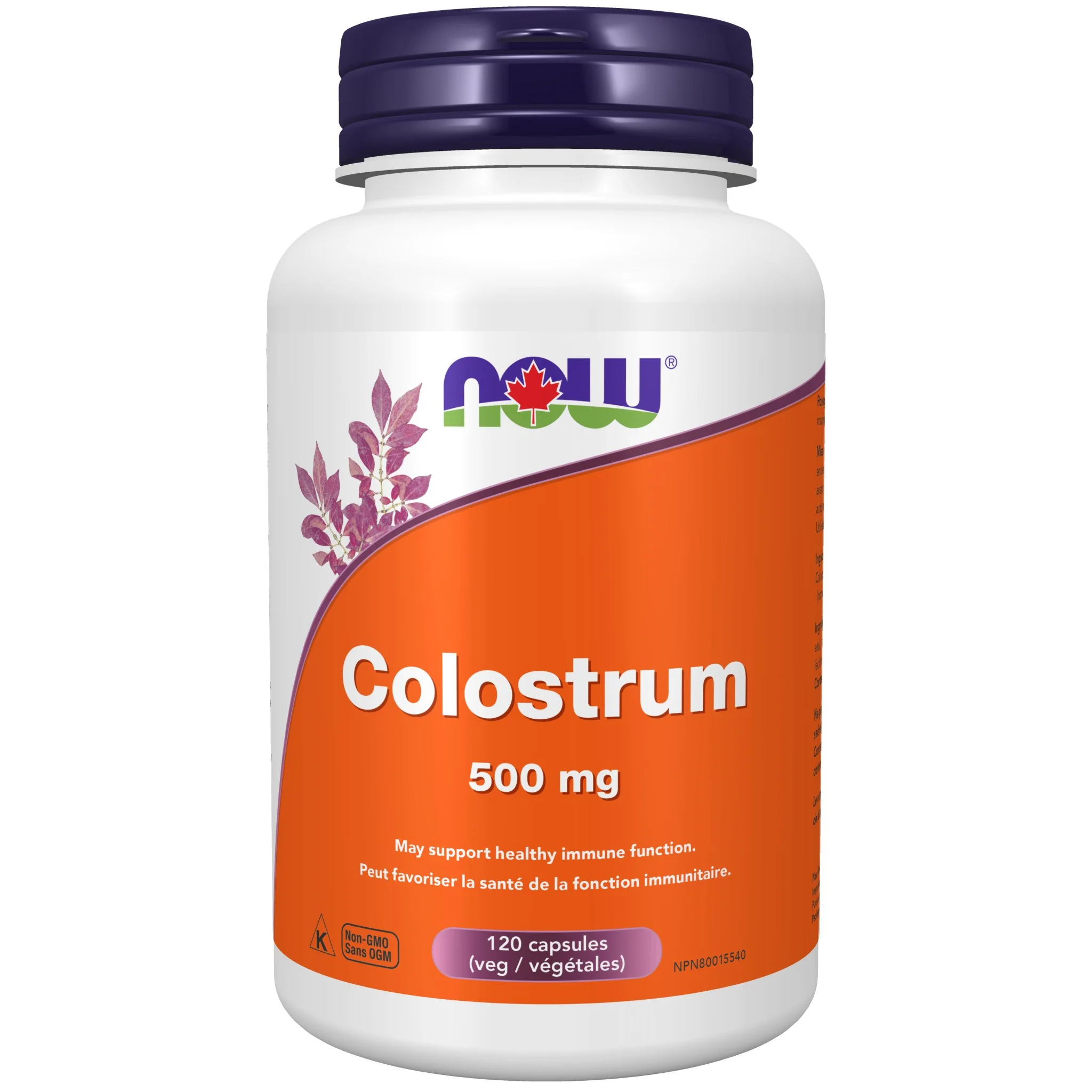 Now Colostrum 500mg 120 Veg Capsules