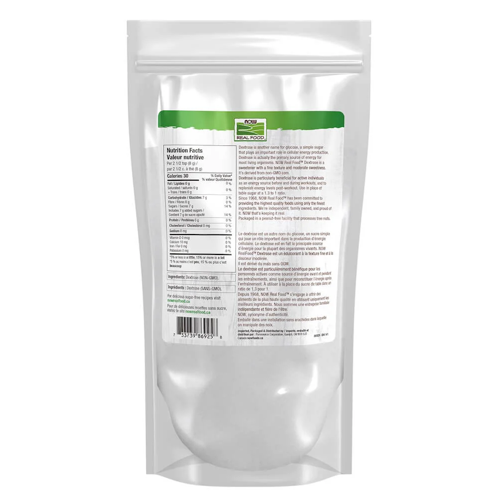 Now Dextrose Powder 907 Grams - Image 2
