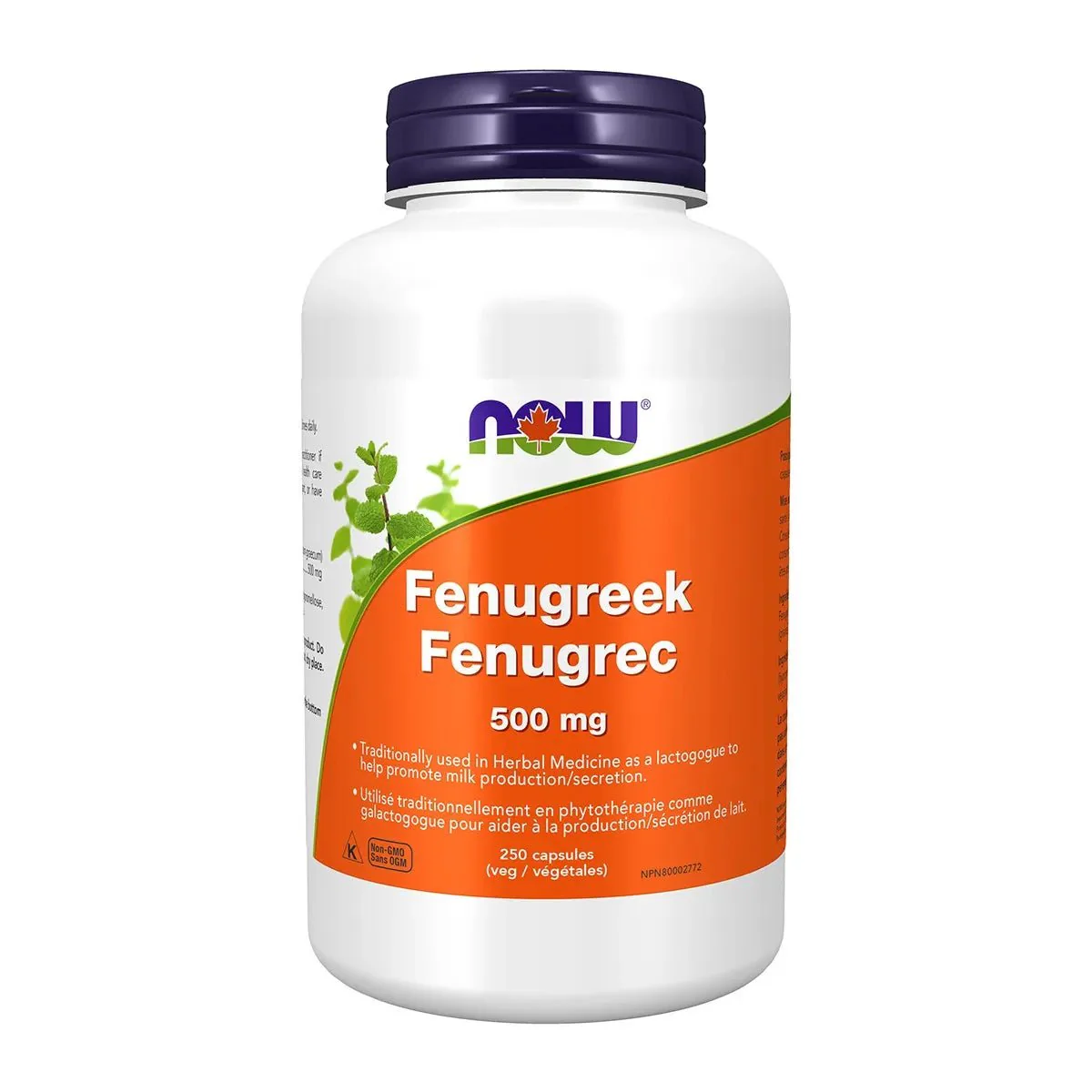 Now Fenugreek 500mg 250 Veg Capsules